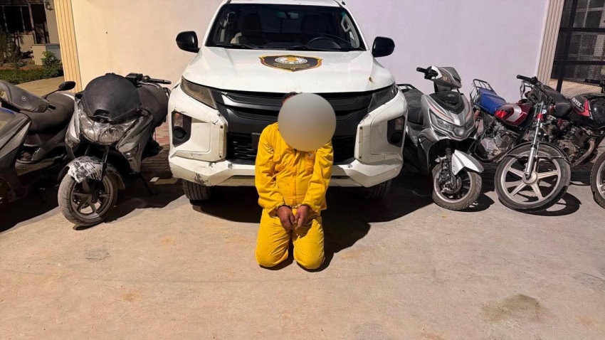 Rusafa Police Apprehend Suspect Involved in Stolen Motorcycle Trade, Seize 15 Bikes