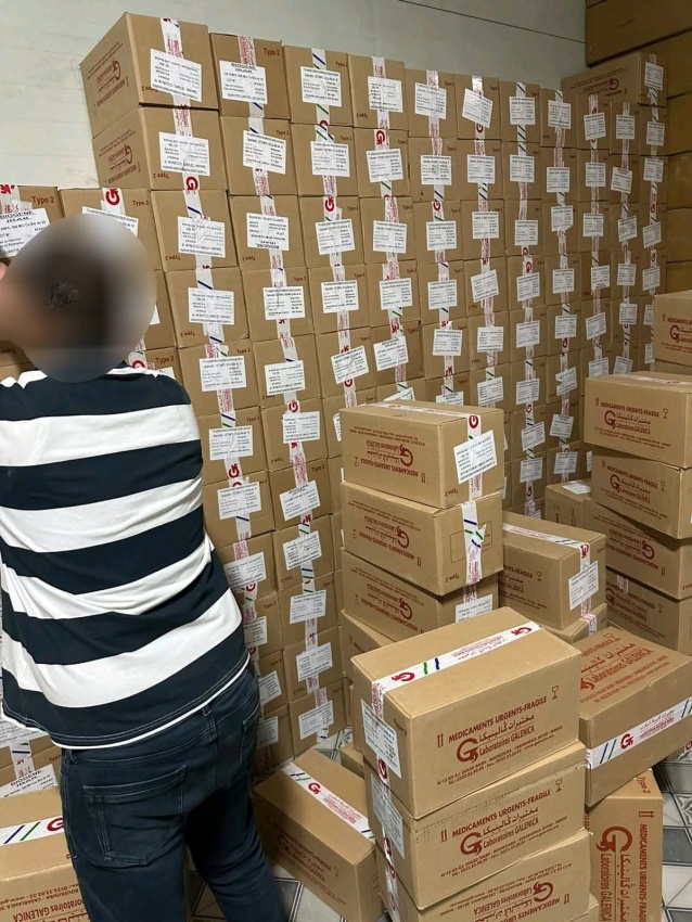 ضبط مئات الآلاف من القطع الدوائية المهربة في عملية استباقية محكمة - ضبط مئات الآلاف من القطع الدوائية المهربة في عملية استباقية محكمة - ضبط مئات الآلاف من القطع الدوائية المهربة في عملية استباقية محكمة - ضبط مئات الآلاف من القطع الدوائية المهربة في عملية استباقية محكمة - ضبط مئات الآلاف من القطع الدوائية المهربة في عملية استباقية محكمة - Hundreds of Thousands of Smuggled Medications Seized in a Tight Preemptive Operation - Hundreds of Thousands of Smuggled Medications Seized in a Tight Preemptive Operation