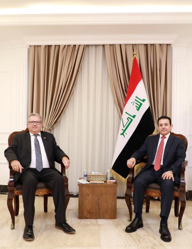 مستشارية الأمن القومي تبحث تعزيز الشراكة والتعاون الأمني مع المملكة المتحدة