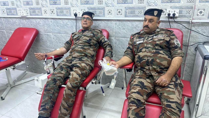 حملة واسعة للتبرع بالدم في الأنبار لتعزيز المخزون الطبي