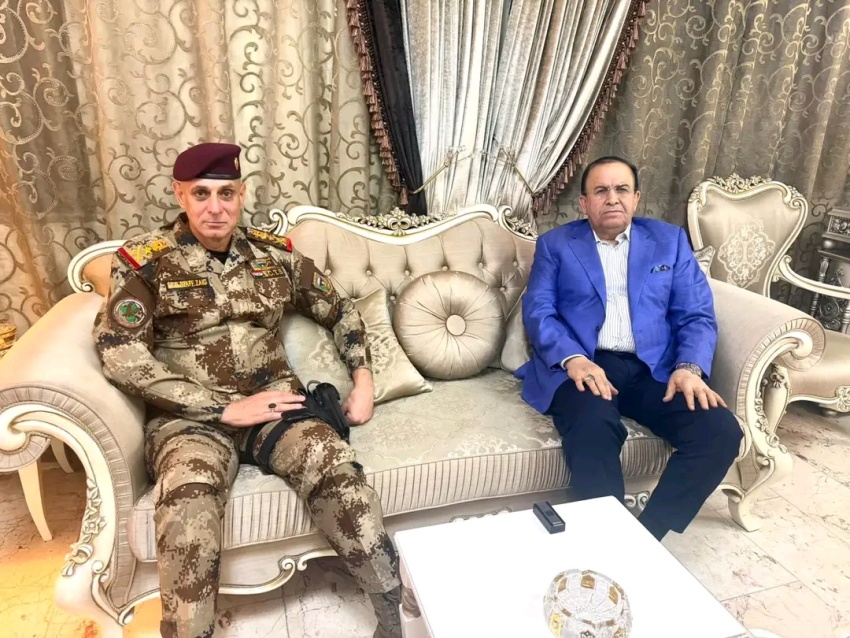CTS Chief Meets His Predecessor to Discuss Strengthening the Agency's Capabilities and Developing Its Performance - جهاز مكافحة الإرهاب الفريق زيد الموسوي طالب شغاتي مكافحة الإرهاب Counter-Terrorism Service Zaid Al-Moussawi