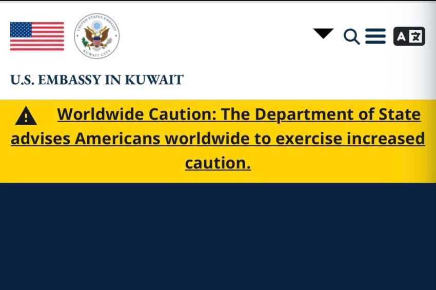 US Embassy in Kuwait warns citizens of possible flight disruptions - السفارة الأمريكية الكويت تعطل الطيران الشرق الأوسط US Embassy Kuwait
